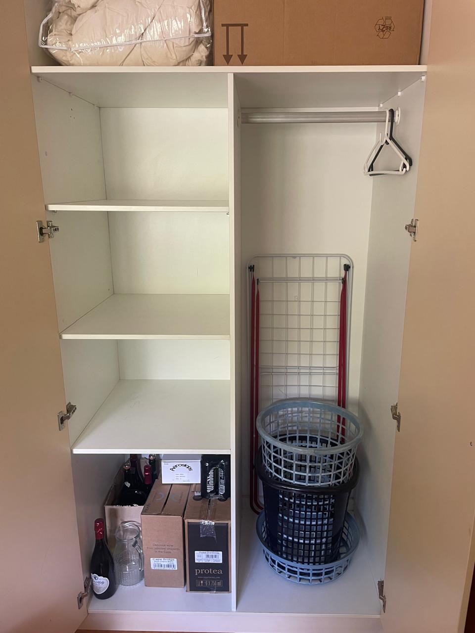 Built-in cupboard finished result